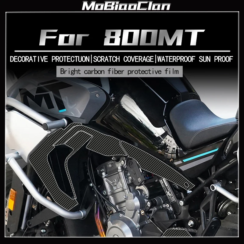 

For CFMOTO 800MT Modification Sticker 6D Carbon Fiber Protective Film Sticker Full Body Film Accessories