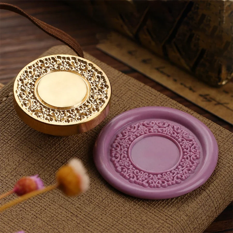 ختم من الشمع ختم رئيس إطار صور خمر عقد صور ختم ختم رئيس DIY بها بنفسك بطاقات المغلفات دعوات الزفاف سكرابوكينغ