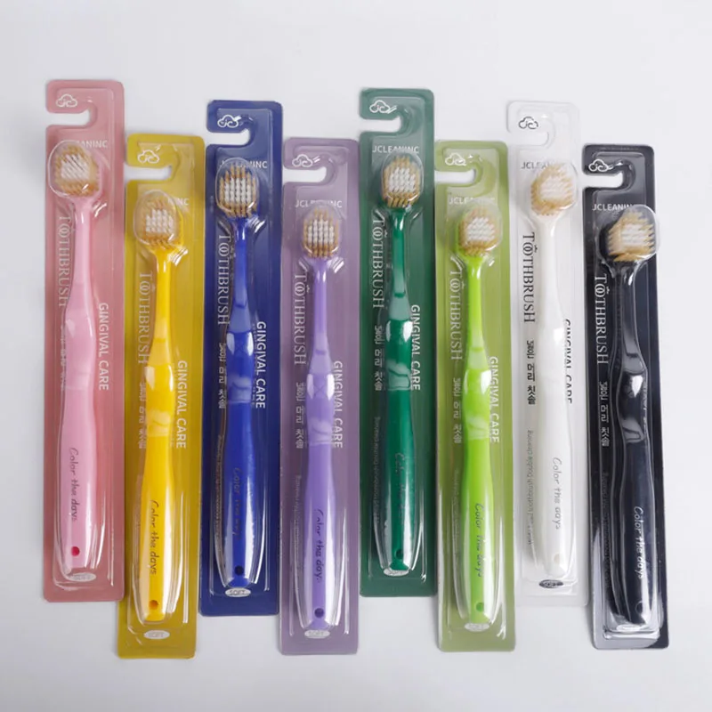 

16PCS New Wide Head Soft Bristled Toothbrush Home Cleaning Gum Set Two Of Each Of The Eight Colors Individual Packing