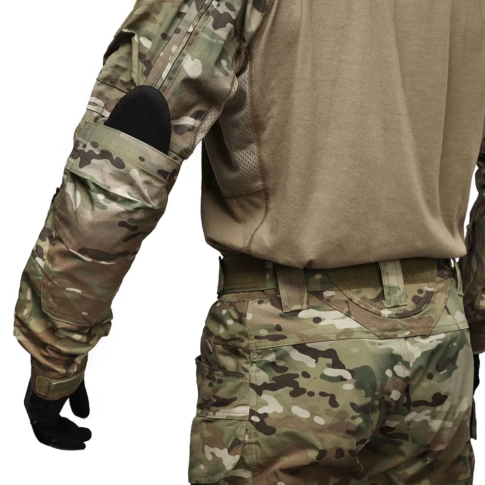 Emersongear Anaconda Allterrain-Kampfshirts Trainingsshirts T-Shirts Camping 4-Wege-Stretch-T-Shirt Wandern Jagd EM9742 – Detail 10