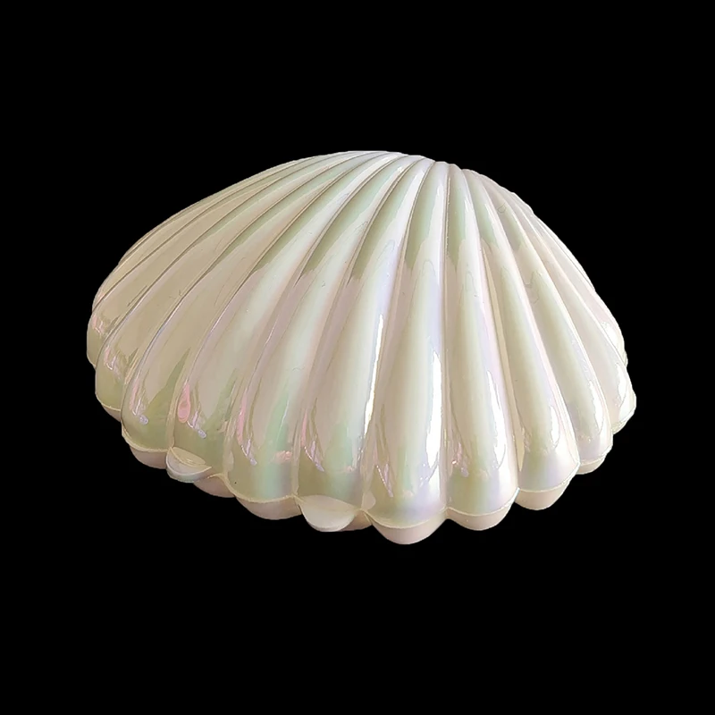 1Pc Cute Shell Plastic Candy Box MakeUp Jewelry Storage Boxes Wedding Birthday Baby Shower Gift Box Party Favor Decor