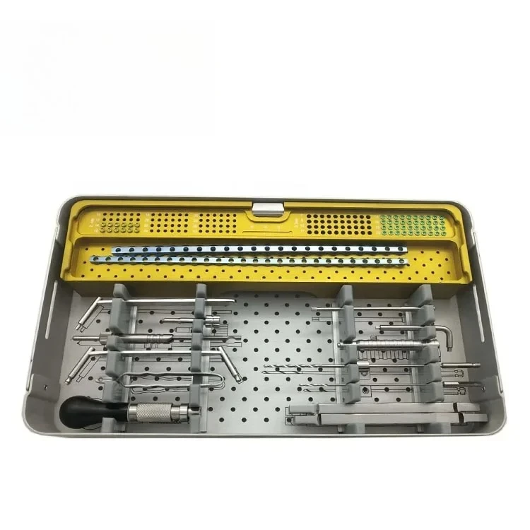 Advanced High Quality Locking Plate System Veterinary ortho pedic Instruments Implants -3.2 Locking Plate Instrument Kit
