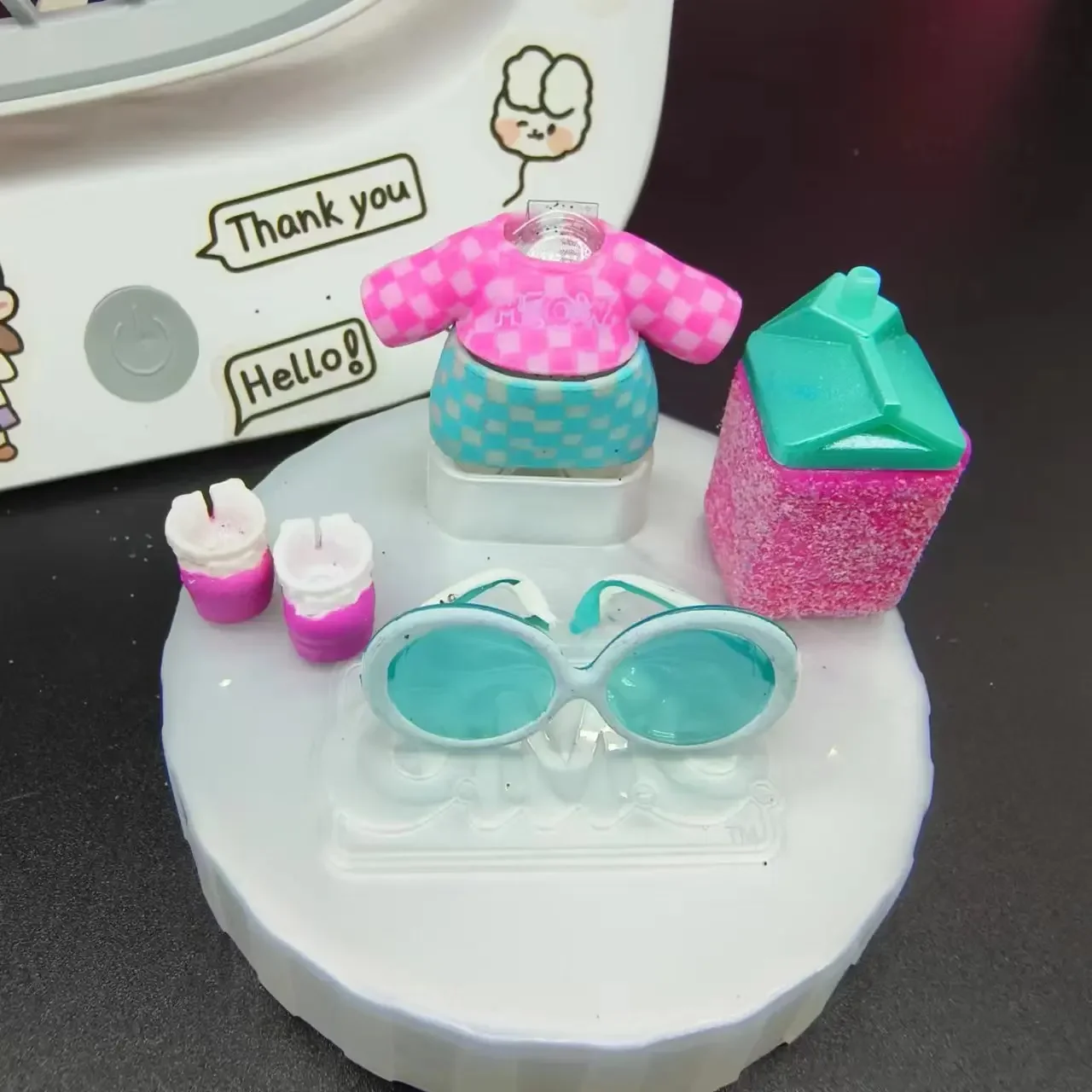 LOL doll accessories set doll doll DIY accessories including doll clothes, shoes, glasses, milk bottle accessories