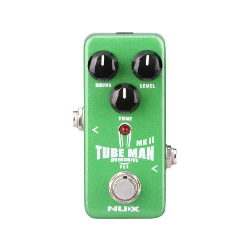 NUX NOD-2 TUBE MAN MK II Overdrive Guitar Effect Pedal Full Metal Shell True Bypass with LED Indicator Guitar Parts Accessories