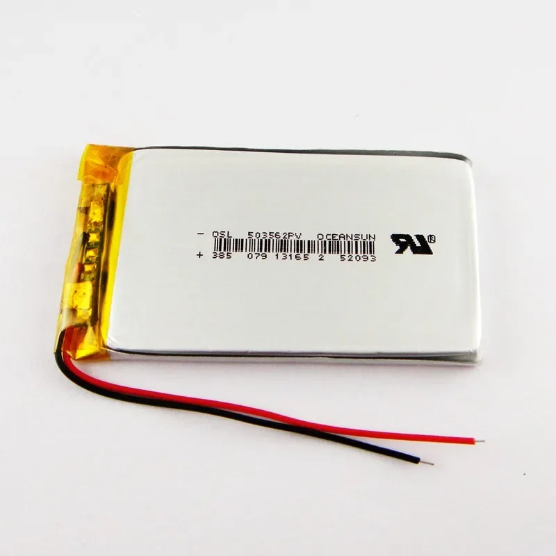 New 503562053562 Brown 1250mAh Navigator 3.7V Electronic Dog Polymer Lithium Battery Rechargeable Li-ion Cell Good A