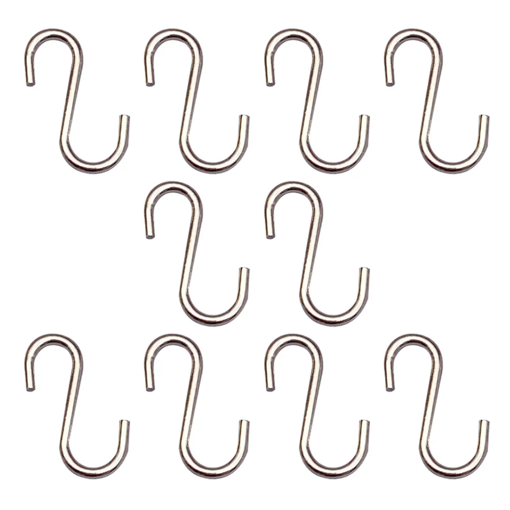 

10 Pcs Decorate Hook Work Little Metal Dollhouse Miniature Accessories