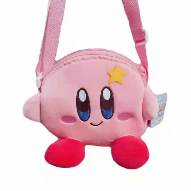 

Kawaii плюшевый Кирби игрушка ручная сумка мультяшная звезда Кирби сумка-мессенджер двойная тянущаяся сумка через плечо плюшевая игрушка для девочек Подарки на день рождения