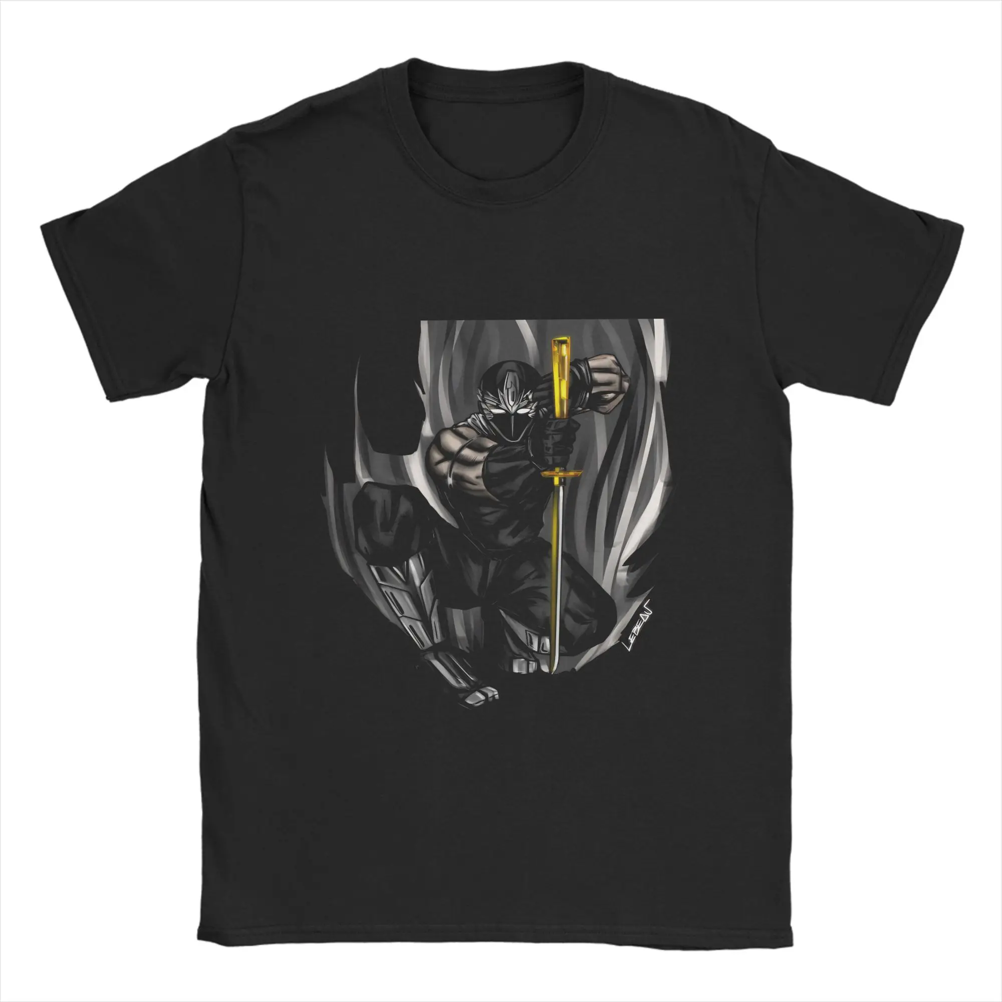 Ninja Scrolls T-Shirt Summer  Fashion T-Shirts Men's Cotton O-Neck Oversized Top Tees Short-Sleeved Streetwear Tshirt