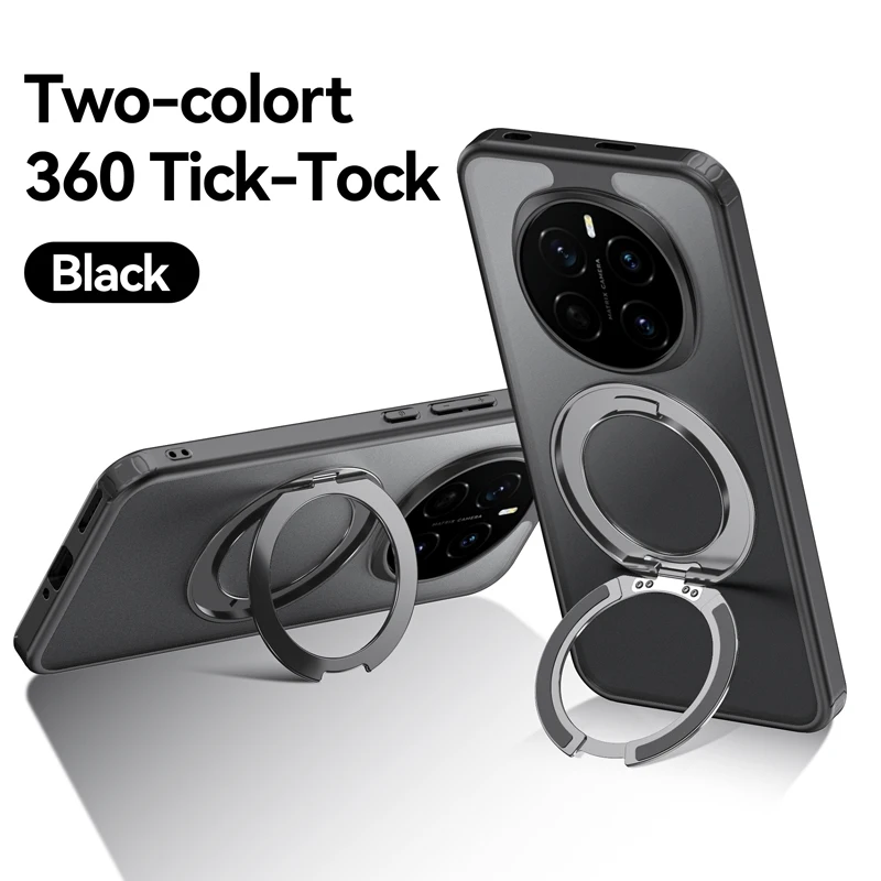 

For Honor Magic 8 7 Pro Magnetic Case ELVEV Matte Finish Hard PC Rotating Stand Suction Phone Cover