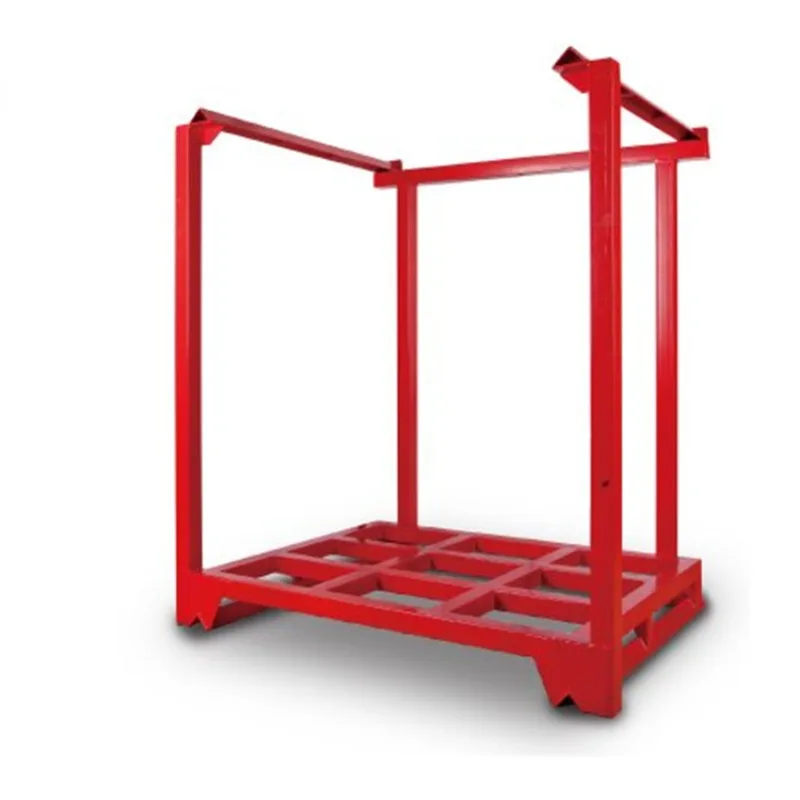 Industry warehouse stack movable durable welded detachable q235 steel metal storage nestainer rack