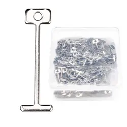 Substituição Agulhas de Aço para Pisos, Telha parede Niveling System, Substituível Pin, Aço Reutilizável, 1.5mm, 1/16 