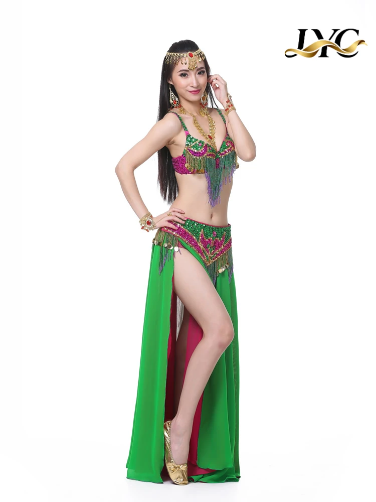 ชุดเต้นระบำหน้าท้องเซ็กซี่ ชุดฝึกซ้อมเต้นอินเดีย