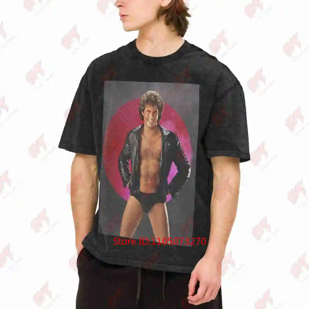 David Hasselhoff Vintage Vintage Washed Tee Pure Cotton T-Shirt