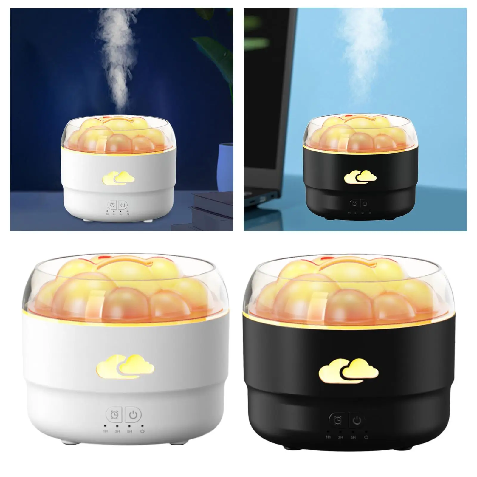 Essential Oil Diffuser Gift Home Fragrance Mute Desk Air Humidifier LED Lights for Hotel Farmhouse Living Room Fireplace SPA