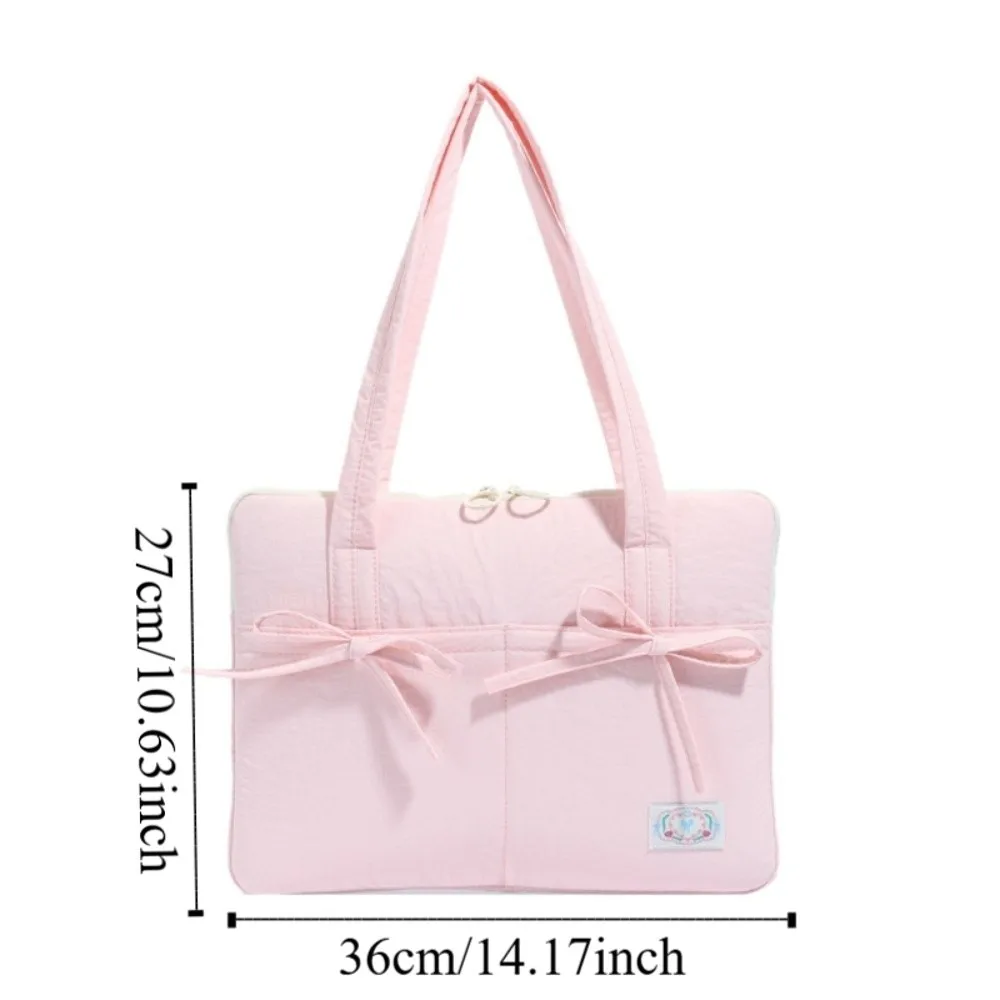Bowknot Laptop Sleeve Cover Bag 14inch Portable Computer Protective Case Shockproof Korean Style Notebook Sleeve Pouch view 5
