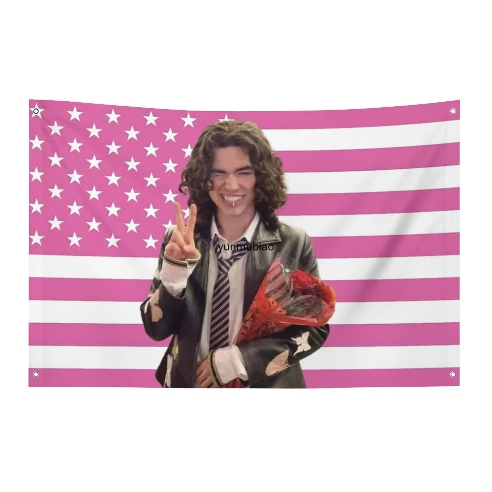 C-Conan Gray Custom Flag to Hang Bedroom Decoration Garage Flags Barber Shop Outdoor Decorations Flaga Decorative Home Objects