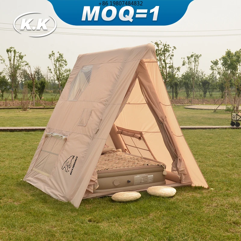 Надувная палатка-тент из оксфордского холста Kawagebo Kamp (KK) 7.7' X 8' 5.75 ㎡   Уличный звонок
