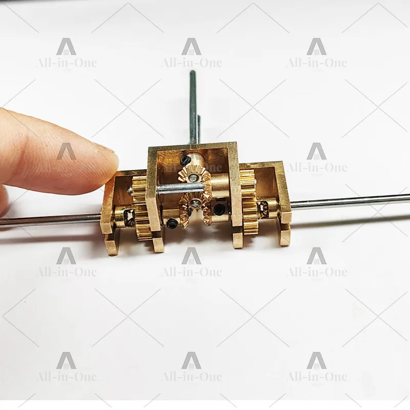 Mini Tank Model, Dual Flow Gearbox, Micro Differential Excavator, Tracked Vehicle, Turning Gearbox, Static Modification
