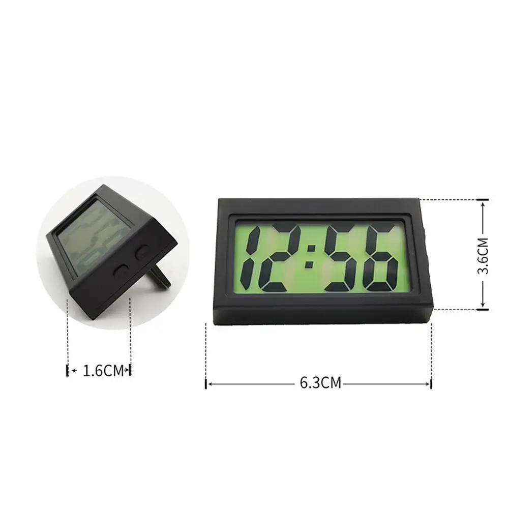 Electronic Digital Table Clock Watch Simple Mini Car clock Portable Household Ornaments Desktop Decor Kids Bedroom Decoration