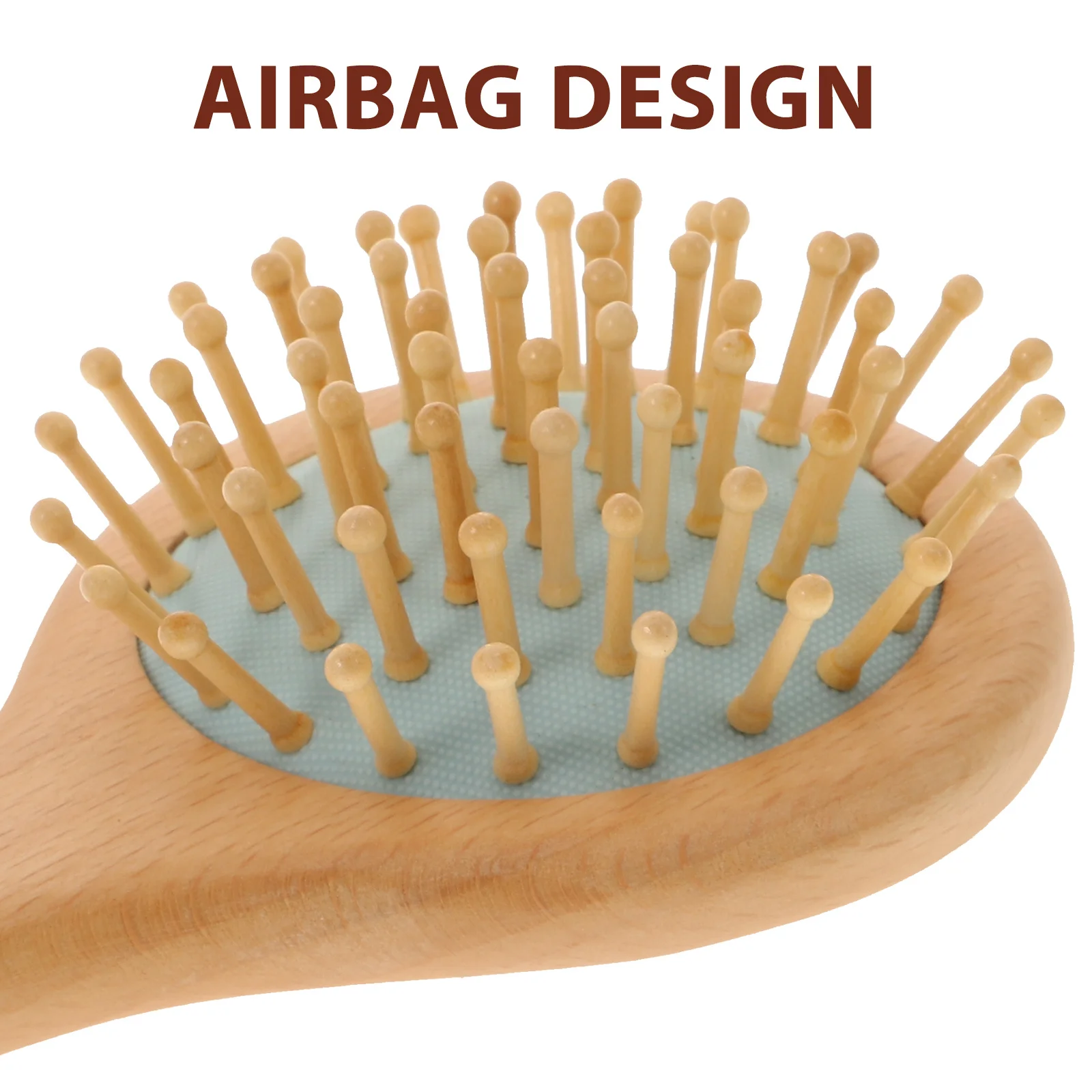 

1Pcs Massage Hair Comb Wooden Airbag Comfortable Head Massager Comb Home Salon Scalp Blood Circulation Stimulator