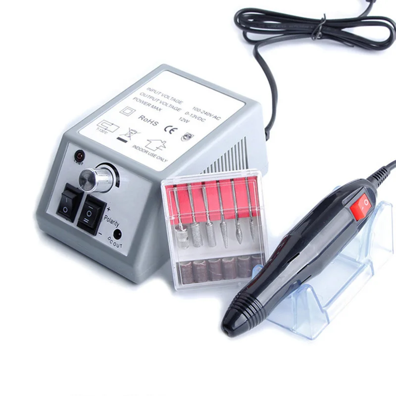 20000 RPM Professionele Nagelboormachine Set Nagelvijlen Boren Gel Polish Remover Gereedschap Geluidsarme Snijders Nagelvijl kit