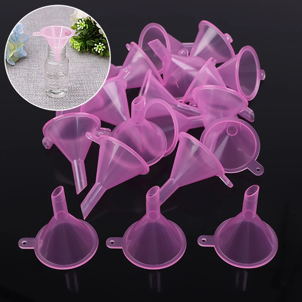 Plastic Sturdy Powder for Bottle Filling Liquid Transfer Tools Mini Funnels DIY Tools Liquid Oil Funnels Filter Funnels
