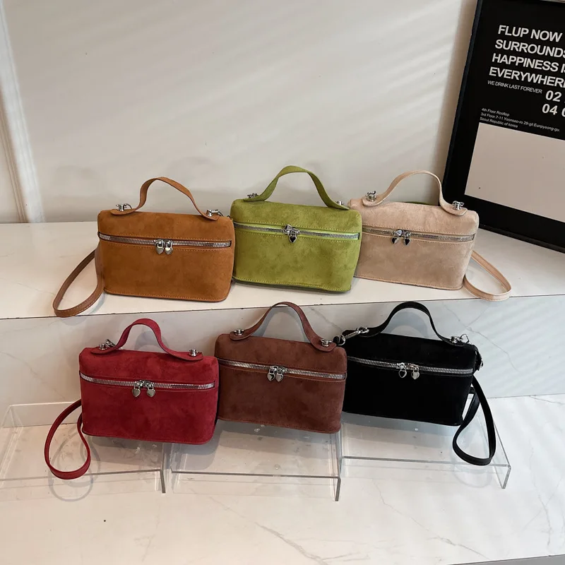 Trendige Damen-Handtasche, stilvolle Umhängetasche, Mini-Geldbörse, lässige Vintage-kleine quadratische Tasche für Ausflüge – Detail 24