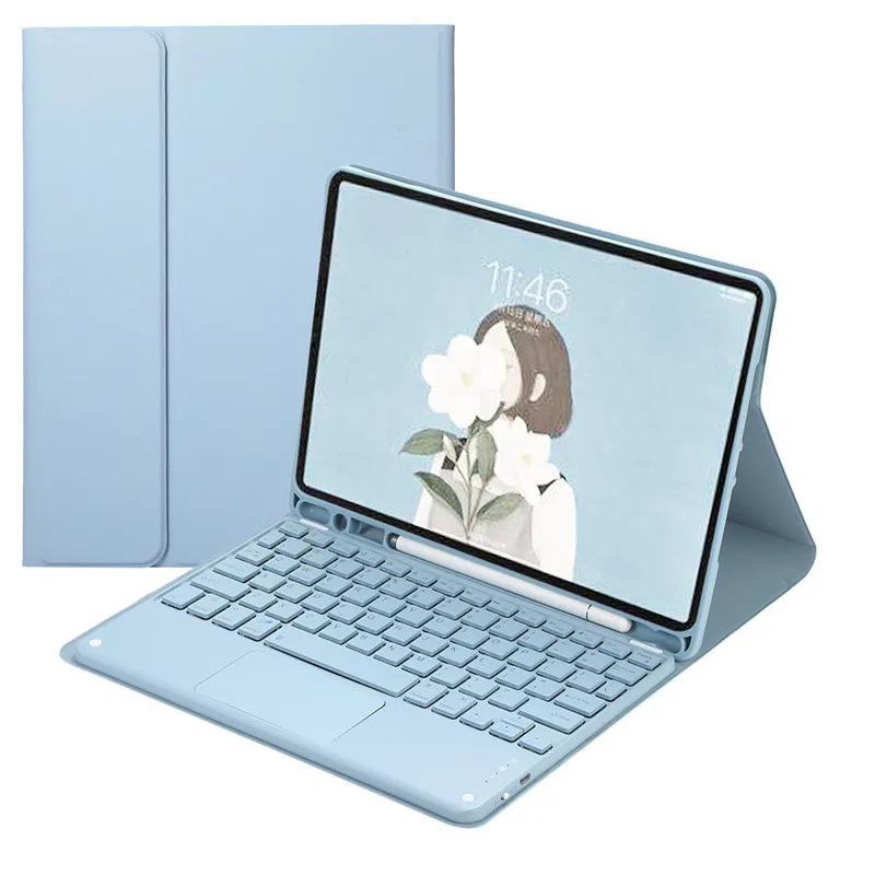 

Wireless Touchpad Keyboard Case for Samsung Galaxy Tab S11 11" SM-X730 SM-X736 with S Pencil Holder TrackPad Keyboard Cover