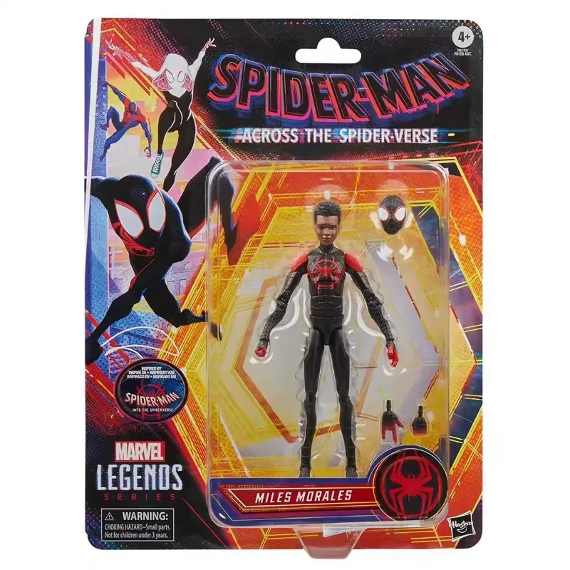 In Stock Hasbro Marvel Legends Series Across The Spider-Verse Miles Morales Models Anime Movie Toys Model Action Figure  Hobbies - view 6