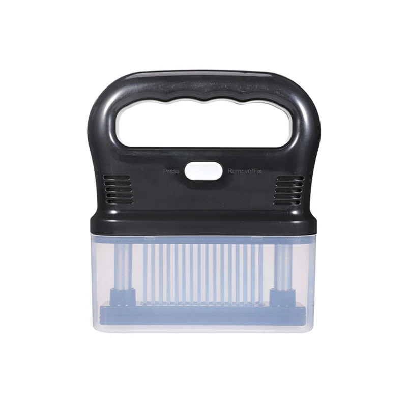 ABAE-48 Abbeveratoio per carne a lama - Ablandzatore per bistecche con ago ultra affilato in acciaio inossidabile, utensile da cucina per barbecue per un sapore migliorato