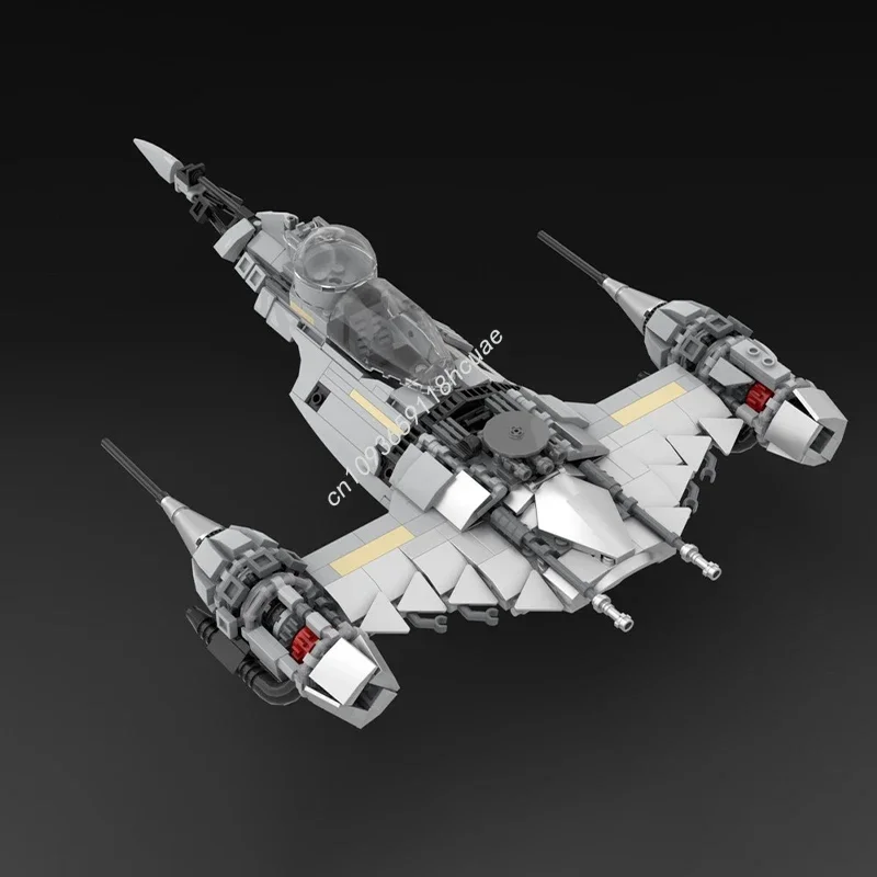 554pcs MOC Din Djarines's N-1 Starfighter Star Battle Building Blocks Christmas Gift Solve the problem Cognitive development Lim