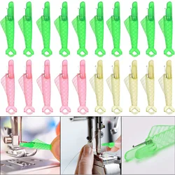 Enhebrador de agujas automático de costura, herramienta de enhebrado de 5/10/20/30 piezas, tipo pez, bucle de alambre rápido