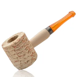 Corn pipe, natural corn cob pipe, entertaining customers, novice corn pipe, disposable pipe, small and portable