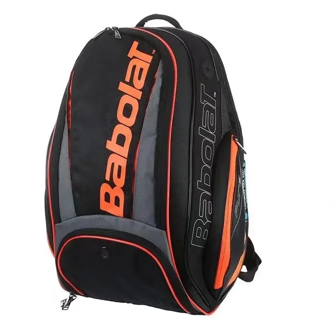 2021 Babolat White Gold WIM Tennis Backpack Men Women Durable 2-Pack PU Squash De Padel Tennis Bag Shoes Accessories Storage Bag