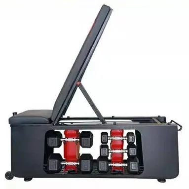 Longotech High Quality Multi Function Dumbbell Storage Gym Bench Box All In One Workout For Body Exercising Machine