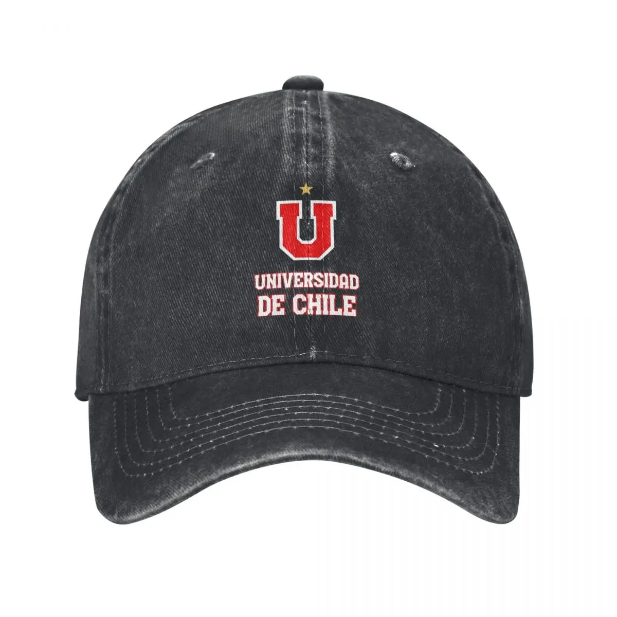 Universidad De Chile Denim Baseball Cap Outdoor Sports Hip Hop Hats Summer Female Male Classic Sun Visors Baseball Caps