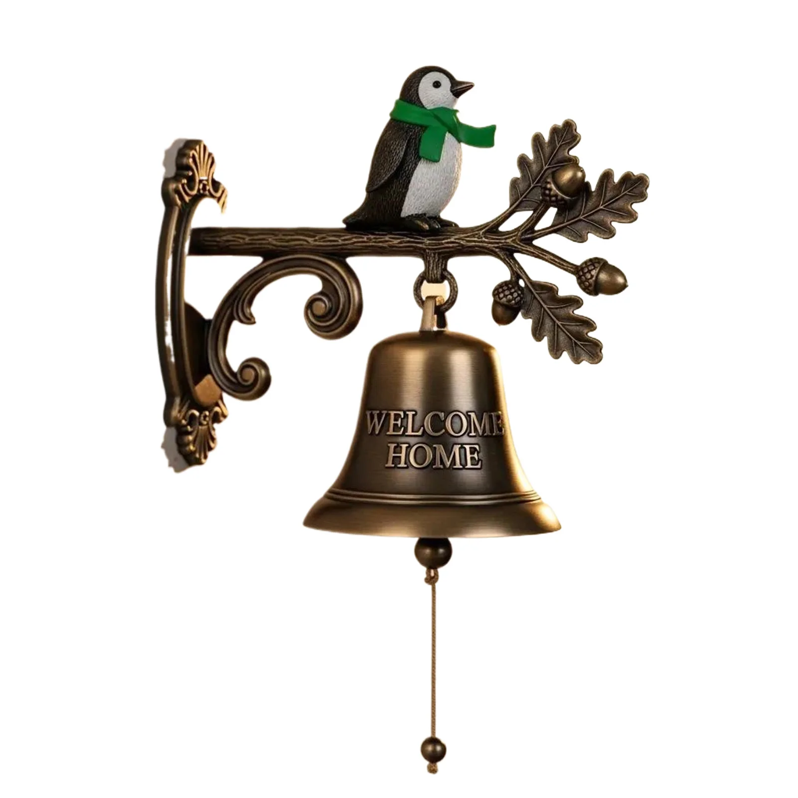 Metal Christmas Doorbell Ornaments Stylish Home Accents Durability For Holiday Decor Which Can 4