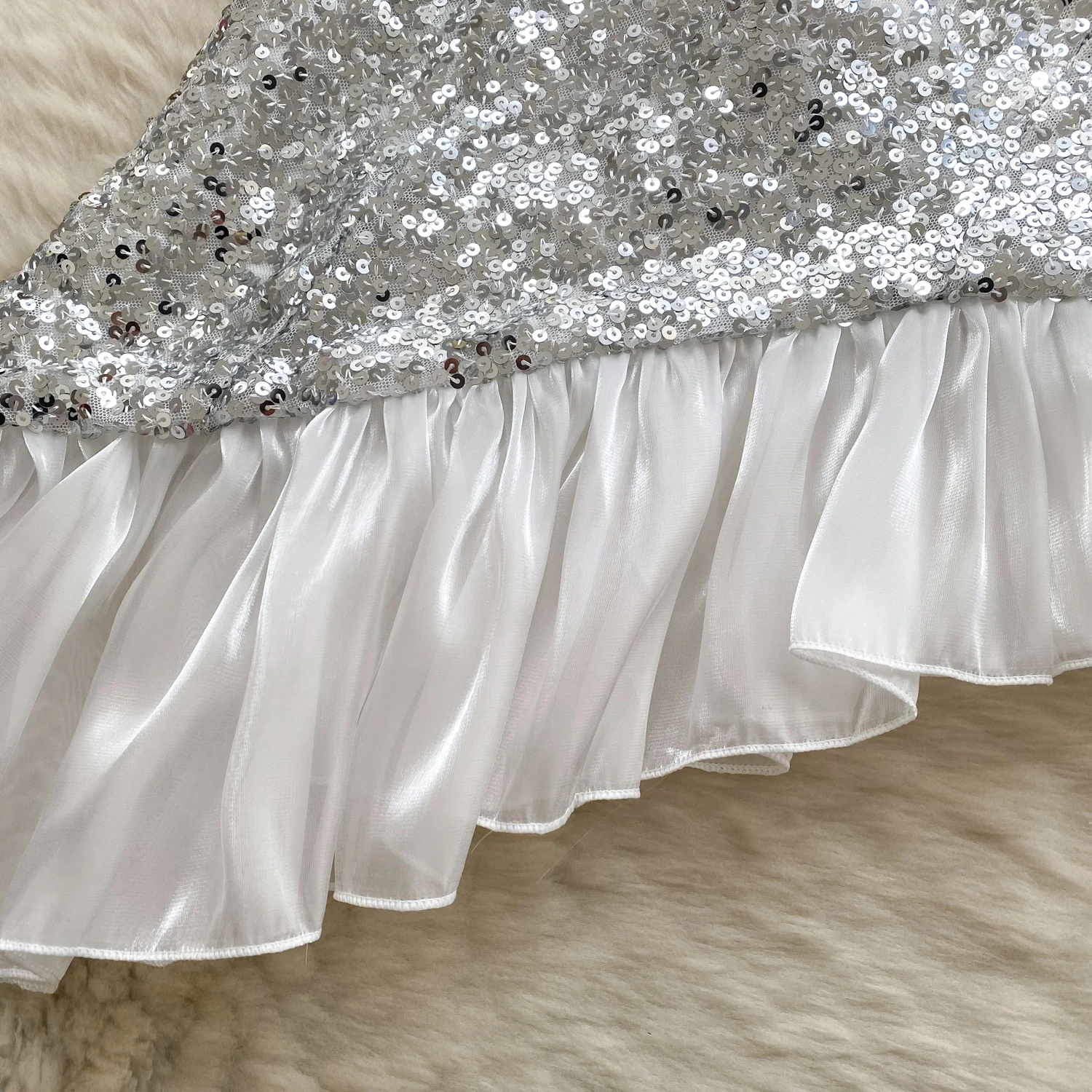 Chic vintage ไม่สมมาตร ruffle Elegant Fairy เกาหลีแฟชั่น Boho Sundress เสื้อผ้าผู้หญิงชุดมินิ