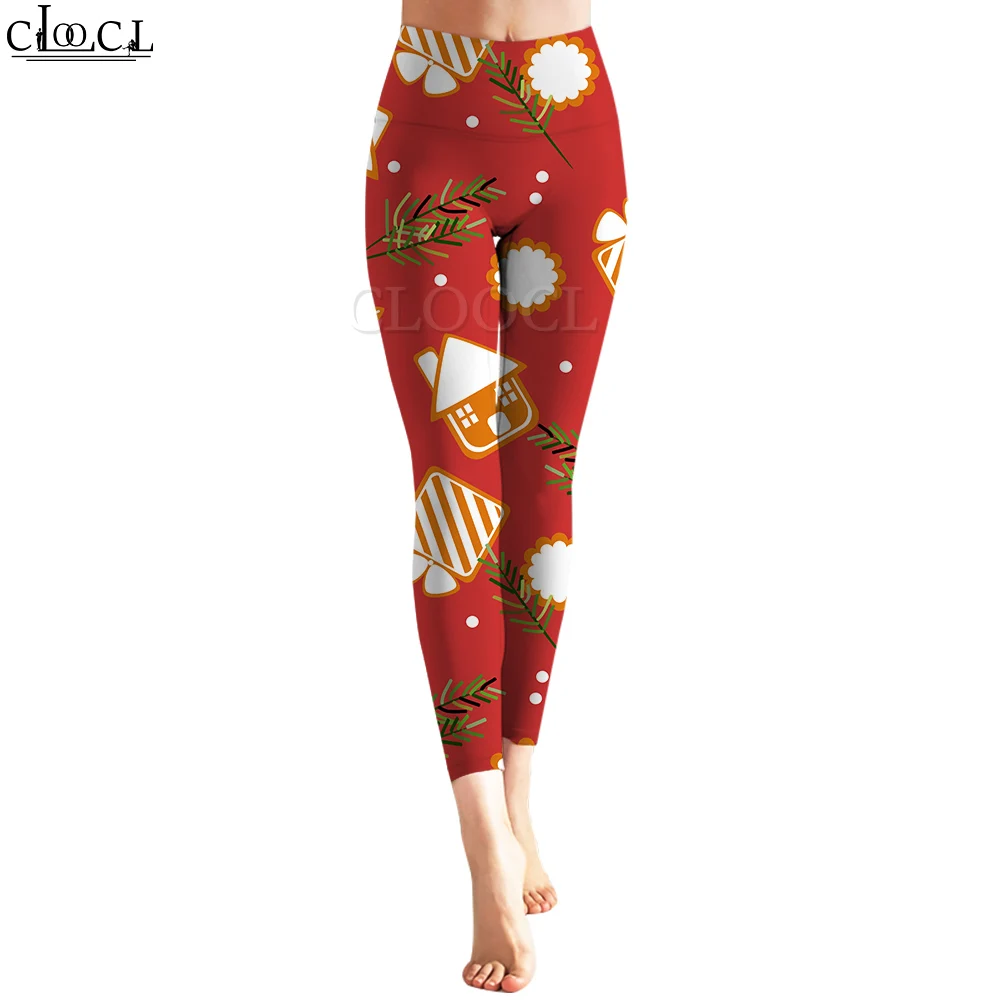 CLOOCL Mode Frauen Legging Weihnachten Geschenk Muster 3D Gedruckt Hosen für Weibliche Workout Push-Up Jogging Gym Sport Leggings