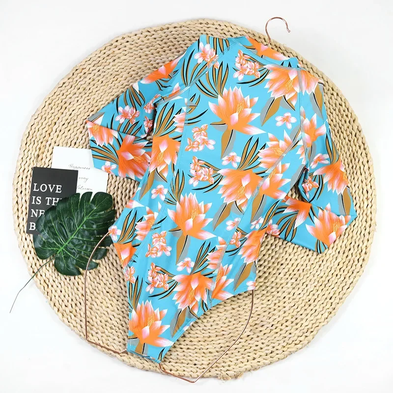 Print One Piece Swimsuit 2025 Swimwear Women Swimsuit Floral Bathing Suit Beachwear Sport Bikini Monokini Female Swimming Suits