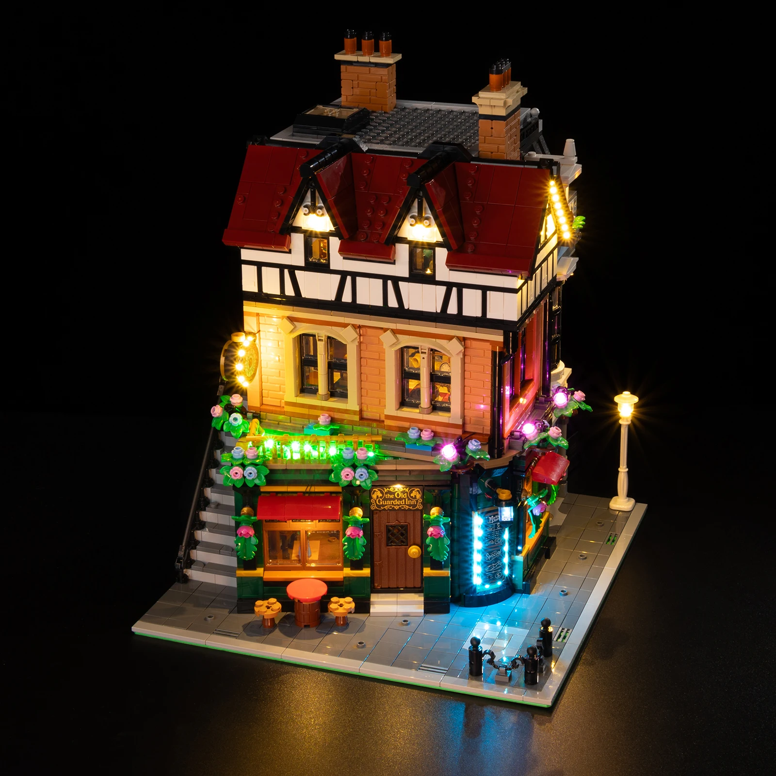 LED Light Kit For Tudor Corner #10350 DIY Toys Set Not Included Building Blocks