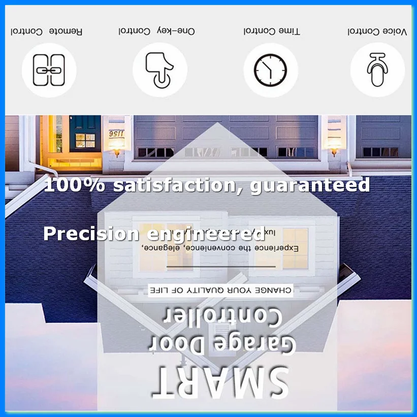 Tuya WiFi Garage Door Controller Smart Door Switcher Work with Home Smart Life Tuya APP Control-ABWO
