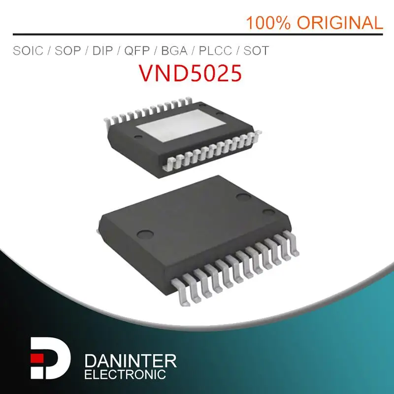 

new VND5025 VND5025AK VND5025AK-E HSSOP24 10PCS/LOT