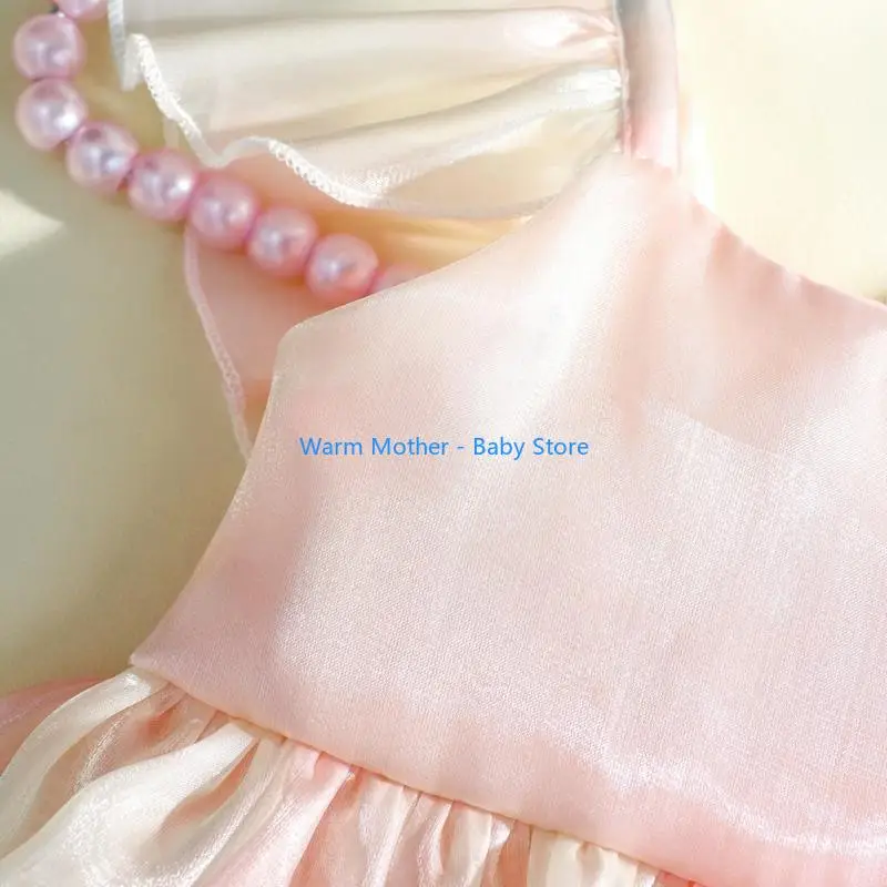 

Bowknot Hairband Romper Dress Set for Baby Photography Infant Girl Photo Clothing Photoshooting Wear Milestones Outfit 57QE