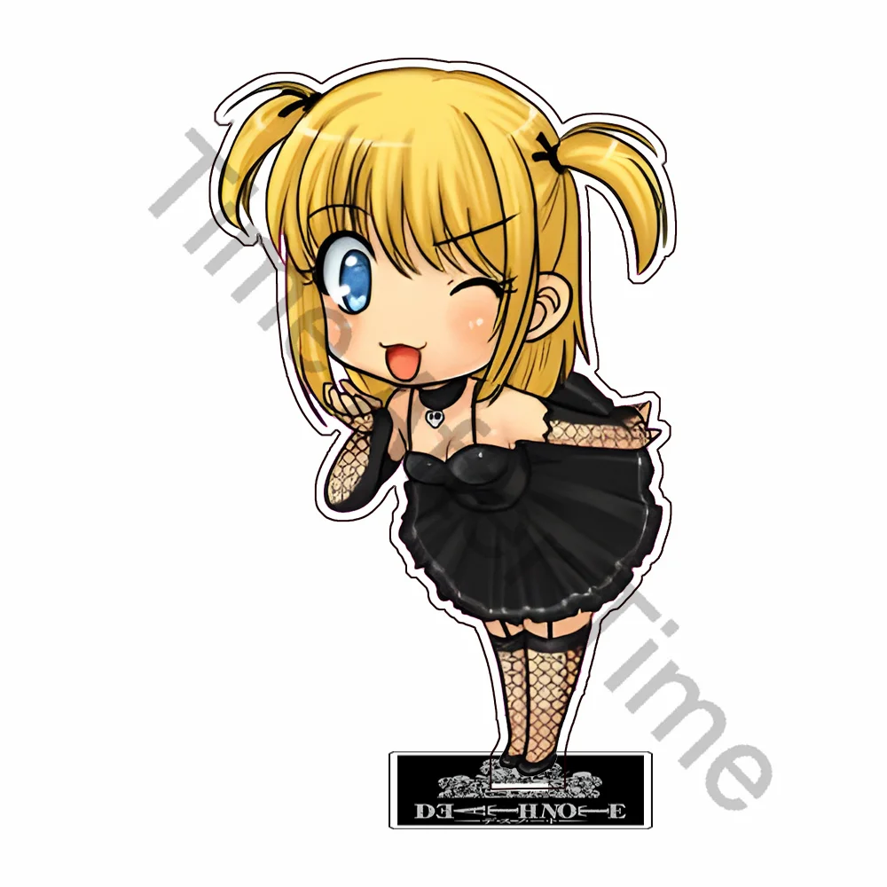 New Anime DEATH NOTE Acrylic Stand Model Figure Cosplay Plate Holder Topper Birthday Fans Christmas Desk Decor Plate Gift