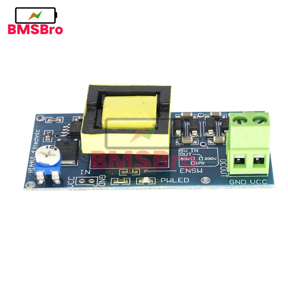 High Voltage DC-DC Boost Converter Step up to output 300v-1200v 400V 900V 1000V Adjustable Power PSU Module Board Input 3V-5V