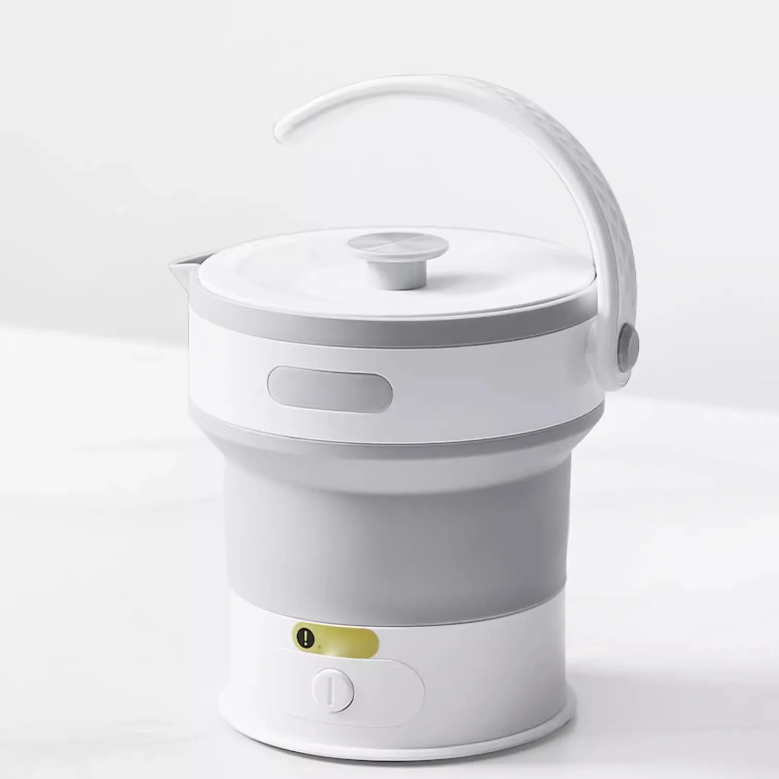 

Складной электрический чайник 600 Вт, портативный дорожный мини-чайник с нагревательной пластиной из нержавеющей стали 304, складной водонагреватель