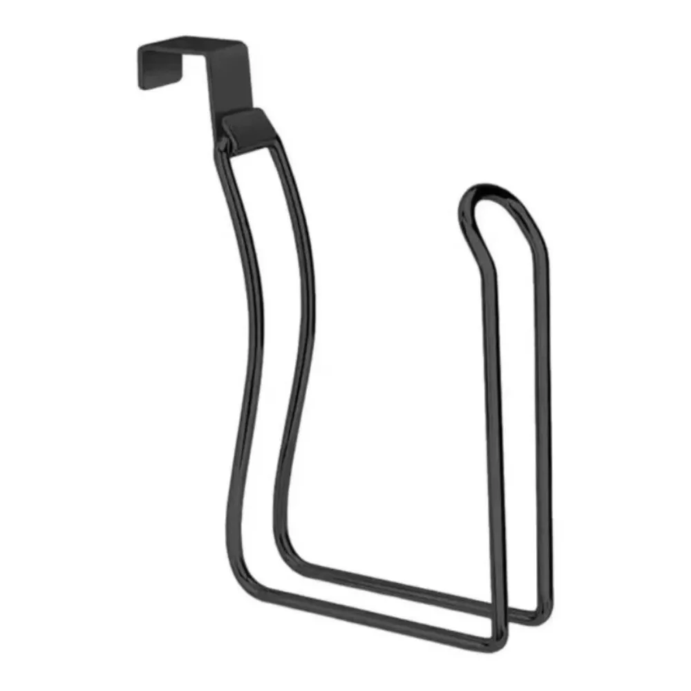 

Stainless Steel Toilet Paper Holder Wall Mount Easy Hooks Tissue Towel Roll Dispenser No Punching Multifunctional