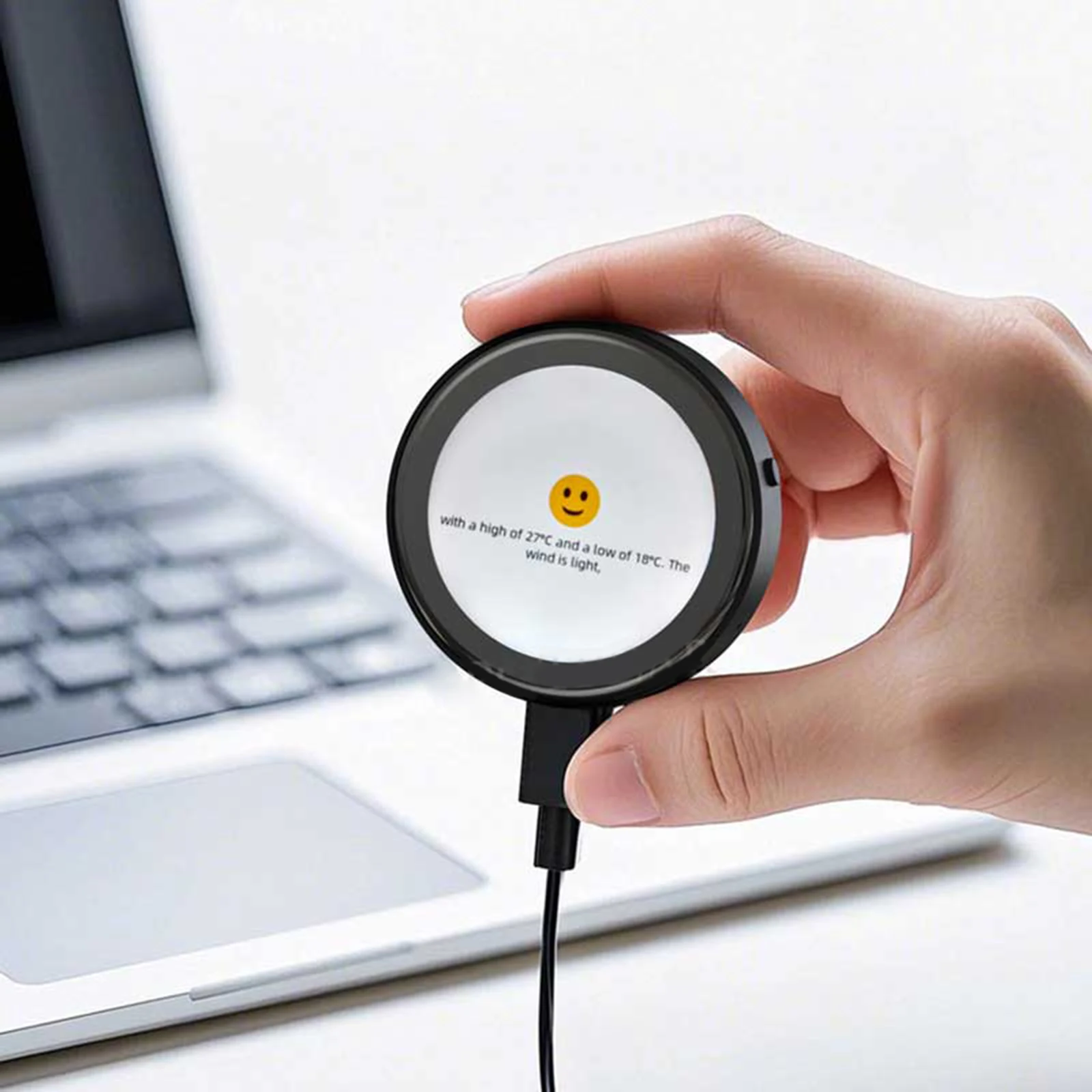 DeepSeek AI صوت الدردشة روبوت ESP32 C6 مجلس التنمية 1.43 بوصة AMOLED شاشة تعمل باللمس مستديرة مساعد المنزل الذكي ل Xiaozhi #2