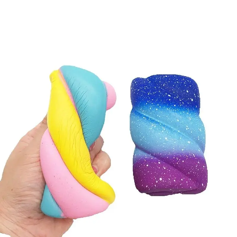 TOBEFU Cute Marshmallow Squishy PU Scented Antistress Squishes Slow Rising Toys for Kids Gift